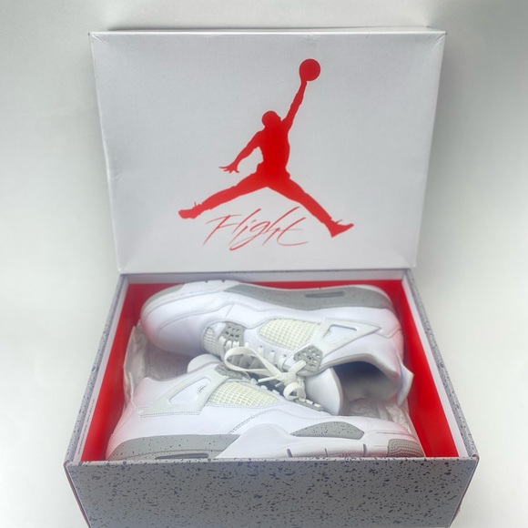 JORDAN 4's white oreo size 14 with BOX!